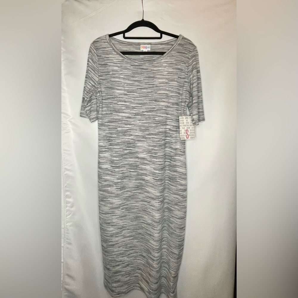 *NWT* Lularoe Ribbed Quarter Sleeve Knit Midi Dress